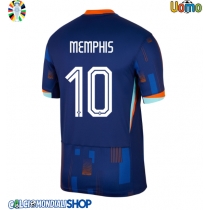 Maglie da calcio Olanda Memphis Depay #10 Seconda Maglia Europei 2024 Manica Corta
